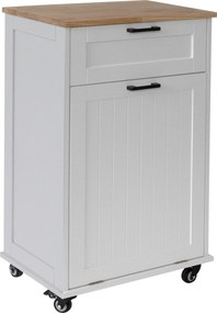 XXXLutz SERVÍROVACÍ VOZÍK, biela, 52/89/35 cm MID.YOU - Barový nábytok - 001713014501