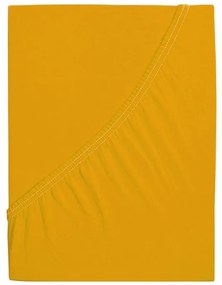 Jersey plachta z mako bavlny LUXORA 180x200 cm žlté