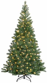 InternetovaZahrada - Umelý vianočný stromček 150 cm + svetelná reťaz