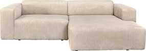 XXXLutz ROHOVÁ SEDAČKA, textil, krémová P & B - Sedačky - 002330003301