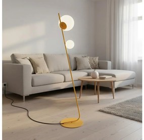 Stojacia lampa TATU 2xG9/8W/230V oranžová