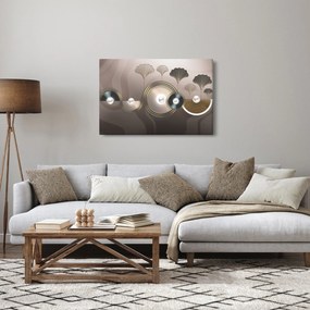 Obraz - Zlatohnedá abstrakcia (90x60 cm)