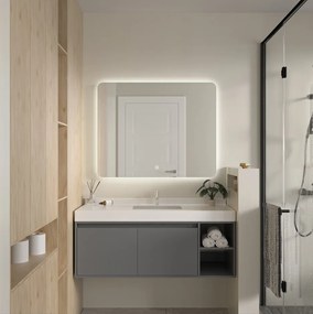 Erga Evelyn, LED zrkadlo 100x80cm, 2760 lm, 6500K, zadné osvetlenie, ERG-V01-119-1080-00