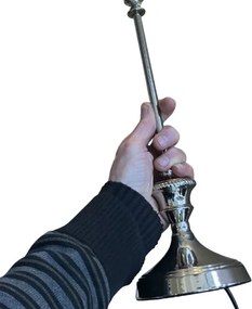 Stolná lampa Tiffany ANTIK SLENDER Metal Base Crystal 50*Ø18