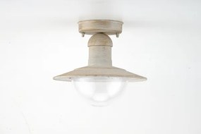 Brilagi - Vonkajšie stropné svietidlo MOLDE 1xE27/60W IP44 biela/patina