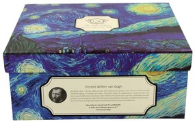 Porcelánová šálka s podšálkou Van Gogh Starry Night 90 ml sada 2ks