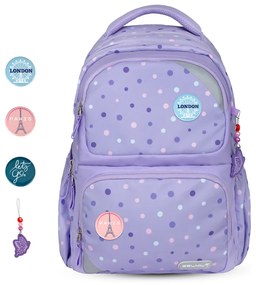 Školský batoh BELMIL Maxi pack Purple Dots