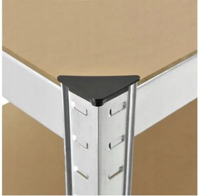 Fistar Regál 1800x1200x400 mm kovový zinkovaný 5-policový, nosnosť 875 kg