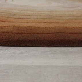 Vlnený koberec v tehlovej farbe 200x290 cm Puddle Ombre Wool – Flair Rugs