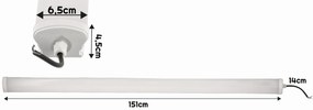 BERGE LED panel LEO - 150cm - 70W - 230V - neutrálna biela