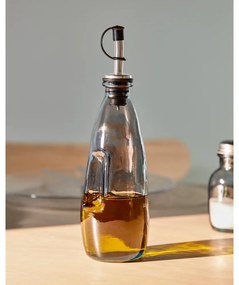 Sklenená fľaša na olej alebo ocot Kave Home Rohan, výška 24 cm