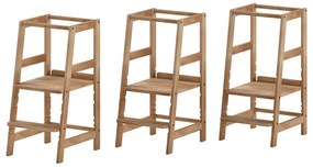 Učiaca veža z dubového dreva v prírodnej farbe Forrest – Vipack