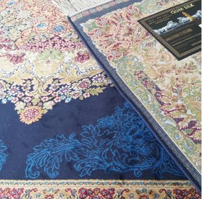 Koberec Exkluzívny Qum Silk 01 modrý