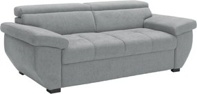 Trojsedák Speedway, svetlo šedá látka