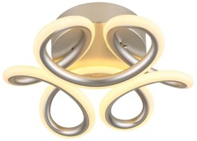 Globo 67386-24S - LED stropné svietidlo MELISAND 24W/230V pr. 26 cm matný chróm