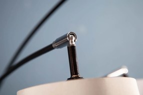 Stojacia lampa Levels čierna šedá biela