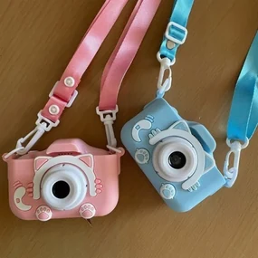 Digitálny fotoaparát pre deti Mačička X5 modrý