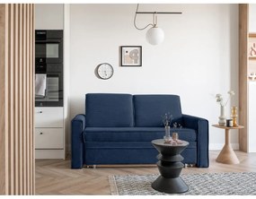 Tmavomodrá rozkladacia pohovka 168 cm Lucky Lucy – Miuform