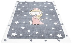 Dekorstudio Vzorovaný detský koberec ANIME - princezná 893 Rozmer koberca: 140x200cm
