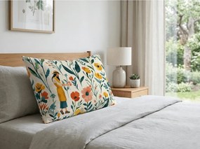 Bavlnená obliečka na vankúš FLOVINA POLY 50x70 cm, farebný
