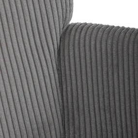 Kreslo sivé s podnožkou AK-L7285 GREY6