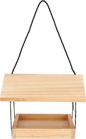 Závesné krmítko pre vtáky VORES hnedé
