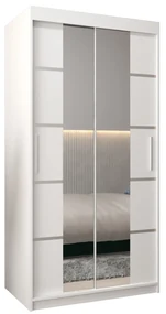 Šatníková skriňa 120 cm Verika 4 120 (biela). Vlastná spoľahlivá doprava až k Vám domov. 1064265