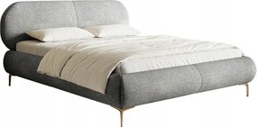 Manželská posteľ 180cm Octave (rošt úl. priestor) (béžová zlatá)