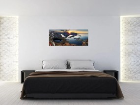 Obraz - Horská krajina, Nórsko (120x50 cm)