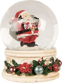 Vianočné snežítko s motívom Santa Clausa - Ø 5*6 cm