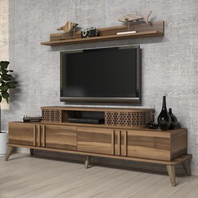 TV skrinka Eylül - Walnut