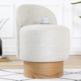 Detské kreslo RIKI 40x47 cm svetlošedé