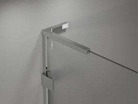 Mexen Lunar-B, L Otočné ľavé sprchové dvere 110 cm, číre sklo, chrómový profil, 832SL-110-050-01-00-L