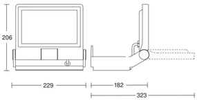 Steinel 069513 - LED Reflektor XLED PRO ONE LED/17,7W/230V IP44 antracit
