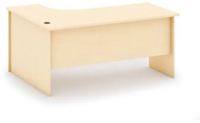 Písací stôl ergonomický pravý, breza