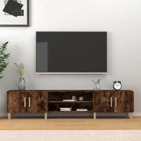 TV skrinka dymový dub 180x31,5x40 cm kompozitné drevo 816261