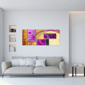 Obraz abstrakcie (120x50 cm)