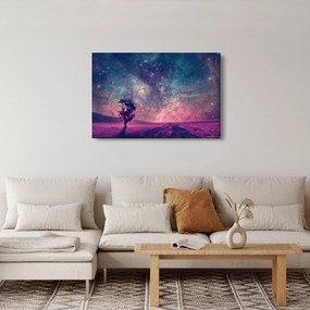 Obraz - Nadpozemská nočná obloha (90x60 cm)