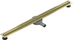 Mexen Flat 360° Slim sprchový žľab 100 cm, zlatá matná, 1A41100