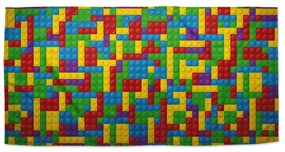 Sablio Uterák Farebná stavebnica - 30x50 cm