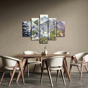 Obraz - Geometrický obrazec (150x105 cm)