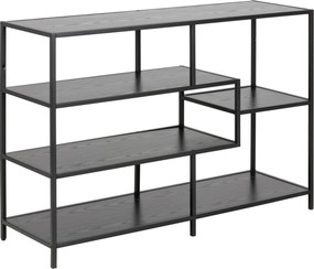 XXXLutz REGÁL, čierna, oceľ, 114,0/78,0/35,0 cm Dieter Knoll - Online Only drobný nábytok - 001749018626