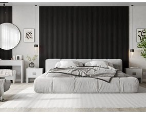 Mexen Lam-F, akustické stenové lamely 275 × 31,5 cm, filc 6 mm, čierna lesklá, S105-275317-2812-055