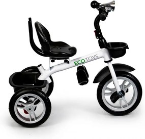 ECOTOYS Detská trojkolka s rotačným sedadlom PINKY