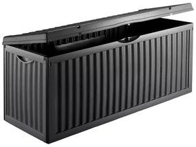 Záhradný box úložný Kai, plast, antracit, 120 × 52 × 54 cm