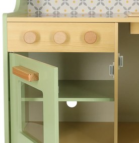 KIK Mätová drevená kuchynka z MDF pre deti