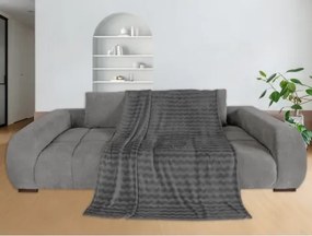 Deka Cashmere touch Nele 150x200 cm, šedá%