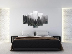 Obraz - Les s ilustrovanými prvkami (150x105 cm)