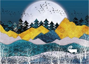 Obraz - Polárna krajina (70x50 cm)