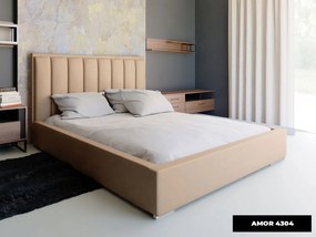 PROXIMA.store - Minimalistická čalúnená posteľ STELLA ROZMER: 120 x 200 cm, TYP ROŠTU: KOVOVÝ ROŠT